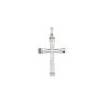 Picture of 14K Gold 1/4 CTW Diamond Micro Pavé Cross Pendant