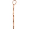 Picture of 14K Gold .02 CTW Diamond Beaded Cross Pendant