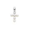 Picture of 14K Gold 19.75x14.5mm Freshwater Cultured Pearl Cross Pendant