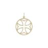 Picture of 14K Gold 1 1/8 CTW Diamond Cross Pendant