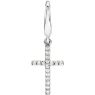 Picture of 14K Gold .08 CTW Diamond Petite Cross Charm