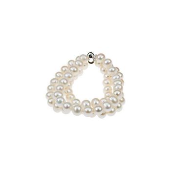 Picture of Sterling Silver 8-9 mm Freshwater Cultured Pearl Triple Strand 7.25" Bracelet