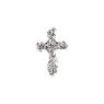 Picture of 14K Gold 26.5x17.5mm Floral-Inspired Cross