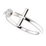 Picture of 14K Gold .06 CTW Diamond Cross Ring