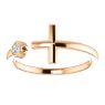 Picture of 14K Gold .06 CTW Diamond Cross Ring