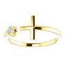 Picture of 14K Gold .06 CTW Diamond Cross Ring