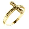 Picture of 14K Gold Sideways Cross Ring