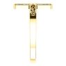 Picture of 14K Gold Sideways Cross Ring