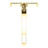 Picture of 14K Gold Sideways Cross Ring