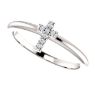 Picture of 14K Gold .03 CTW Diamond Stackable Cross Ring