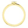 Picture of 14K Gold .03 CTW Diamond Stackable Cross Ring