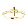 Picture of 14K Gold Stackable Cross Ring