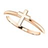 Picture of 14K Gold Stackable Cross Ring