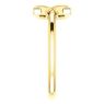 Picture of 14K Gold Cross with Heart Youth Ring