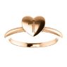 Picture of 14K Gold Heart with Cross Ring