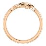 Picture of 14K White & Yellow Gold Infinity-Inspired Cross Ring