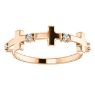 Picture of 14K Gold .06 CTW Diamond Cross Ring