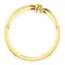 Picture of 14K Gold Peridot Sideways Cross Ring