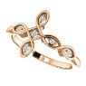 Picture of 14K Gold .05 CTW Diamond Sideways Cross Ring