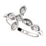 Picture of 14K Gold .05 CTW Diamond Sideways Cross Ring