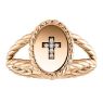 Picture of 14K Gold .02 CTW Diamond Cross Ring