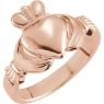 Picture of 14K Gold 10.5 mm Claddagh Ring Size 11