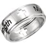 Picture of Sterling Silver My Refuge My Strength Ring Size 11