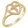 Picture of Heart Ring with Cross