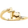 Picture of 14K Gold Cross & Heart Chastity Rings®