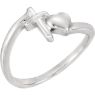 Picture of 14K Gold Cross & Heart Chastity Rings®