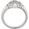Picture of 14K Gold Men's .03 CTW Diamond Claddagh Ring