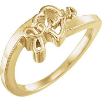 Picture of 14K Gold Youth Jesus Ring