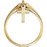 Picture of 14K Gold Cross Ring