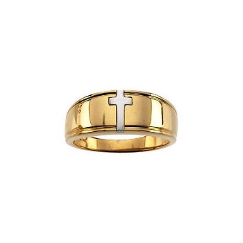 Picture of Religious Cross Ring Duo