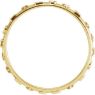 Picture of 14K Gold True Love Chastity Ring with Packaging Size 6