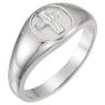 Picture of 14K Gold The Rugged Cross® Chastity Ring Size 10