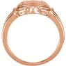 Picture of 14K Gold Ladies Bridal Claddagh Band
