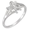 Picture of 14K Gold Angel Chastity Ring Size 7 with Packaging