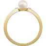 Picture of 14K Gold Freshwater Cultured Pearl & .02 CTW Diamond Ring