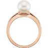 Picture of 14K Gold Freshwater Cultured Pearl & .07 CTW Diamond Ring