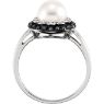 Picture of Halo-Style Ring for Pearl
