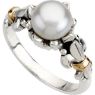 Picture of Fleur-de-lis Pearl Ring