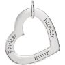 Picture of Names Engravable Medium Heart Loop