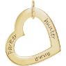 Picture of Names Engravable Medium Heart Loop