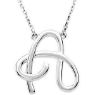 Picture of A to Z Script Initials 16" Necklace