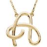 Picture of A to Z Script Initials 16" Necklace