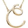 Picture of A to Z Script Initials 16" Necklace