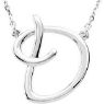 Picture of A to Z Script Initials 16" Necklace