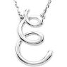 Picture of A to Z Script Initials 16" Necklace