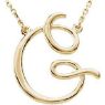 Picture of A to Z Script Initials 16" Necklace